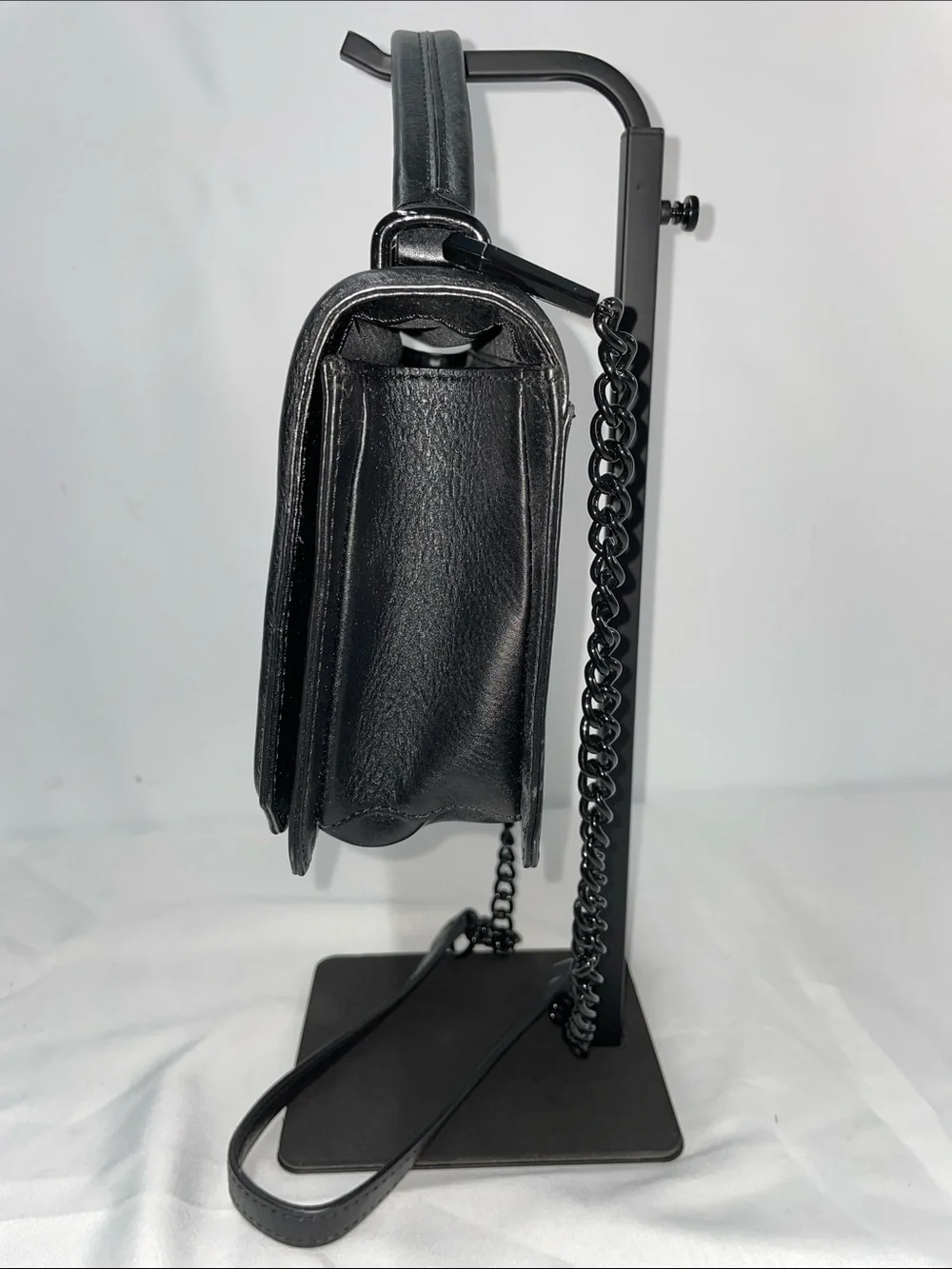 REBECCA MINKOFF LEATHER CROSSBODY BAG WITH LEATHER APPLIQUÉ FLOWERS FTL-07-155